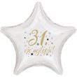 31. narozeniny balónek hvězda