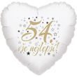 54. narozeniny balónek srdce
