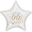 66. narozeniny balónek hvězda