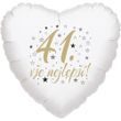 41. narozeniny balónek srdce