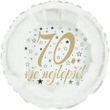 70. narozeniny balónek kruh