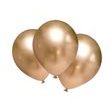 Chromové balónky zlaté 50 ks 30 cm