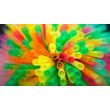 Plastová brčka - slámky 7 x 280mm NEON - 250 ks (znovu použitelná)