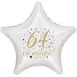 64. narozeniny balónek hvězda