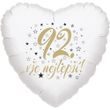 92. narozeniny balónek srdce