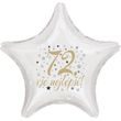 72. narozeniny balónek hvězda
