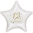 12.narozeniny balónek hvězda