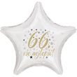 66. narozeniny balónek hvězda