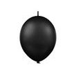 Balónky řetězové černé
