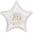 86. narozeniny balónek hvězda