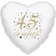 45. narozeniny balónek srdce