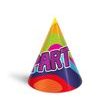 Klobouček karnevalový papírový mix č. 6 6 ks 16 cm