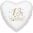 13.narozeniny balónek srdce