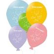 Balonky šťastné narozeniny 5ks mix