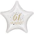 61. narozeniny balónek hvězda