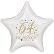 64. narozeniny balónek hvězda