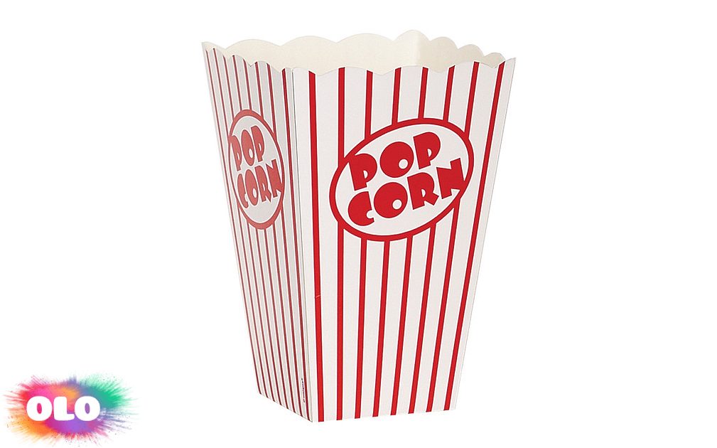 Krabičky na popcorn 10 ks - UNIQUE - Kompletní nabídka - - OLO.cz - prodej  party dekorací a potřeb