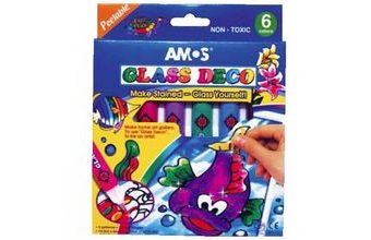 Barvy na sklo sada 6 ks 1492 10,5ml