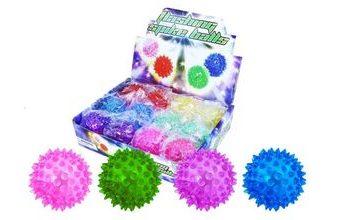 míček s ostny se světlem, 5,5 cm