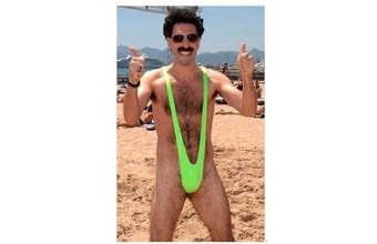 Husté plavky Mankini BORAT