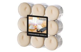 Vonné svíčky Sandalwood-Vanilla 18 ks