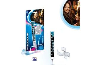 Pyrogiochi dortová černá pruhovaná fontána + držák na láhev