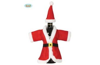 Vánoční obal na láhev - Mikuláš - Vánoce