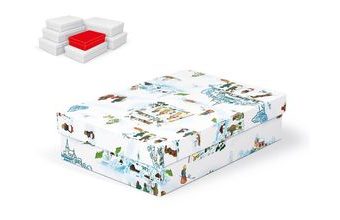 krabice dárková vánoční A-V005-AL 24x16x6cm 5370755