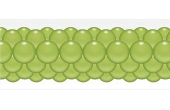 Balónková girlanda světlezelené 3 m