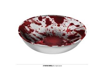 Plastová miska krvavé otisky - Halloween - 27 cm