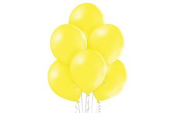 Balónky žluté 006 - 10 kusů