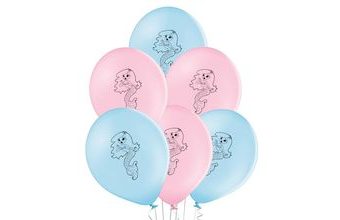 Balónky mořská panna mix 6 ks