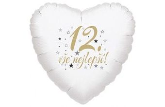 12.narozeniny balónek srdce