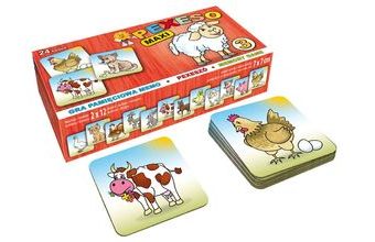 pexeso LUX 3 - Zvířátka na dvorku 5300796