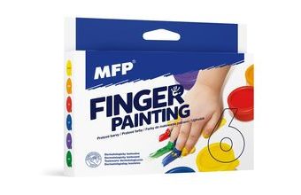 barvy prstové 6 ks barev 30ml