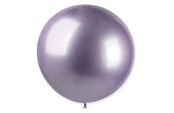 Balónek chromovaný 80 cm - lesklý fialový 1ks