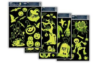 okenní fólie halloween svítící HA002 30x42cm 1041941