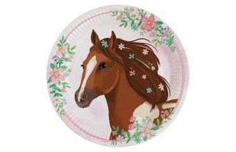 Kůň talíře papírové 8 ks 22,8 cm Amscan