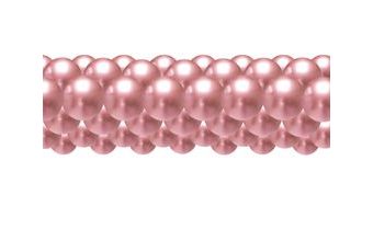 Balónková girlanda chrom goldrose 3 m