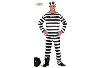 Kostým vězeň - velikost M 48-50
