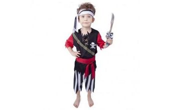 Karnevalový kostým pirát s šátkem vel.M