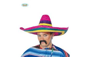 Barevné sombréro, 50 cm