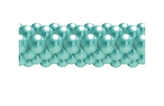 Balónky chromové zelené girlanda 3 m
