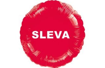 Balónek fóliový červený SLEVA