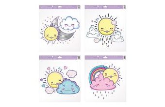 Okenní fólie 6880 33 x 33,5 cm, sluníčka