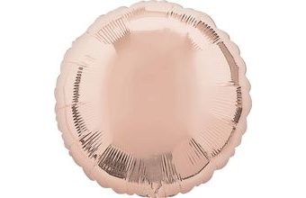 Balónek kruh růžovo-zlatý