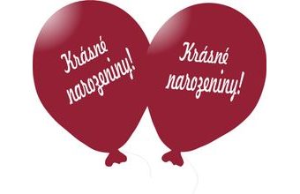 Balónek vínový Krásné narozeniny!