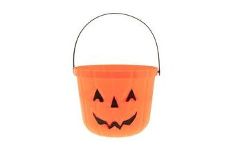 Kyblík dýně - pumpkin - HALLOWEEN - 18,5 x 15 cm