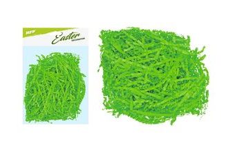 tráva dekorační 30g zelená papírová 2221491