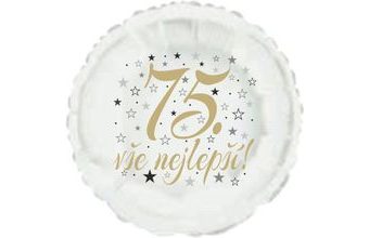 75. narozeniny balónek kruh